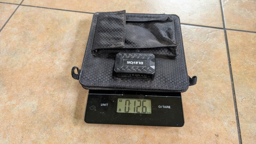 solar power bank - the blavor 10w weighs a mere 12.6 ounces without the included...