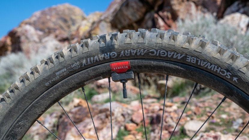 the lego brick under the valve stem is actually a speed sensor for...