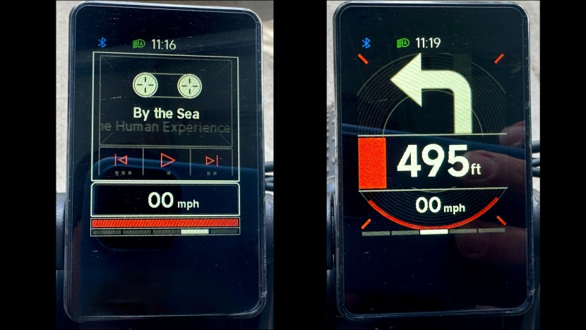 the navigation runs through segway's app and works really well for...