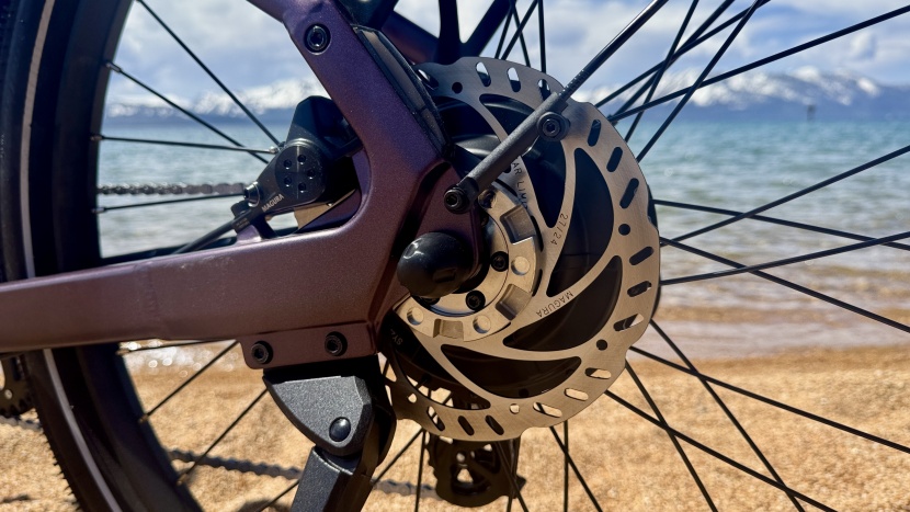 aventon level 3 - the hub lock stops the rear wheel from turning. it won't make the...