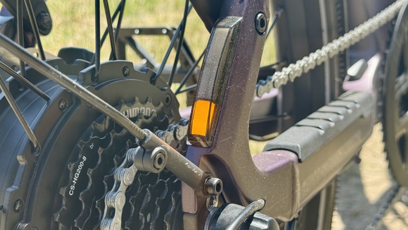 aventon level 3 - tail lights on each seat stay and turn signals.