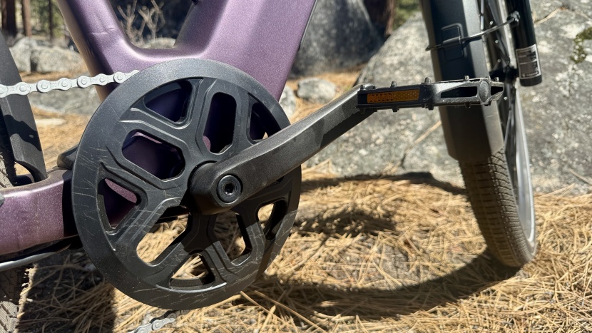 170mm cranks help you push the 48 tooth chainring.