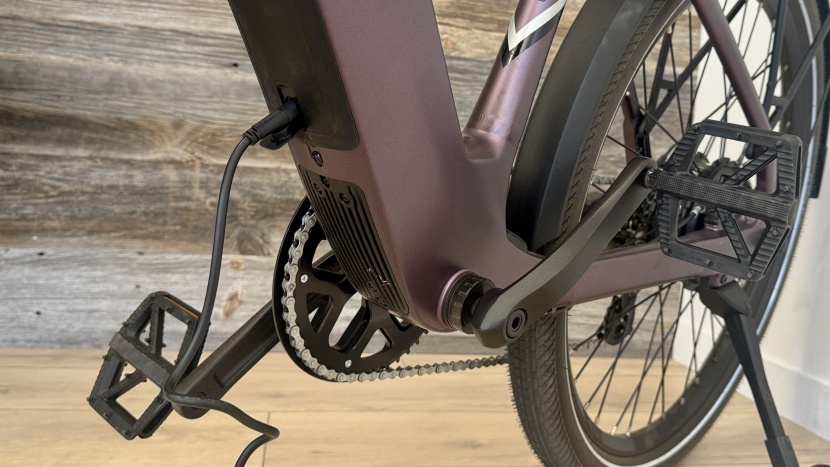 aventon level 3 - they put the charge port where? this is not a convenient spot to...