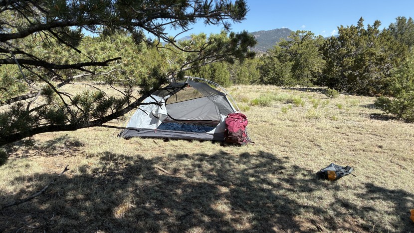 rei co-op trail hut 2 - the black mesh of the trail hut is perfect for star gazing if you...