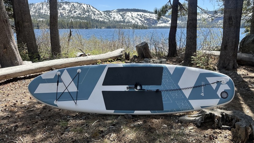 kokopelli chasm-lite - to keep this board light, the deck wrapping is only in the standing...