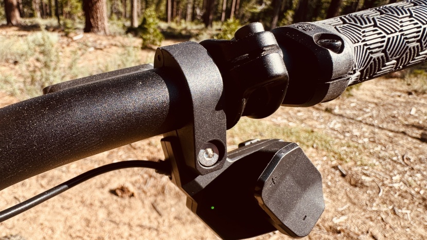 aventon aventure m - the e-shifter has a simple up/down interface, but it can also be set...