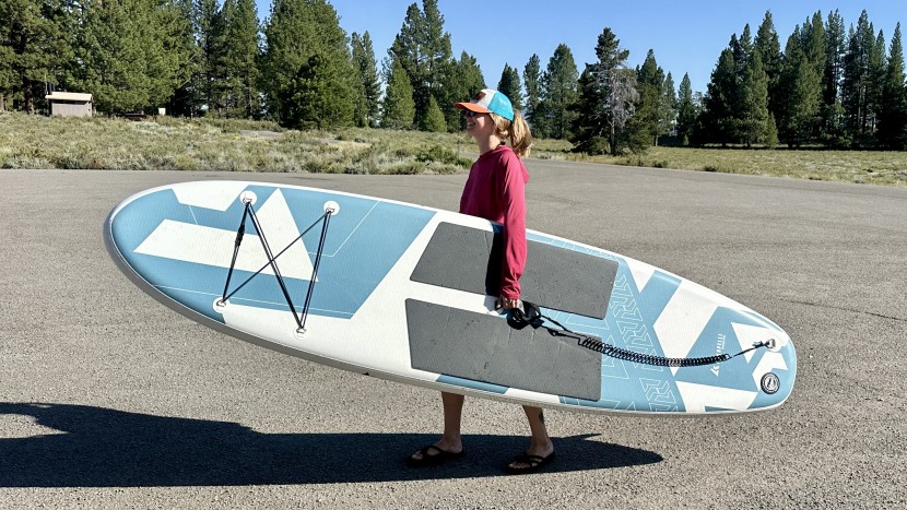 kokopelli chasm-lite - at 12.5 pounds, this board is incredibly easy to carry around.