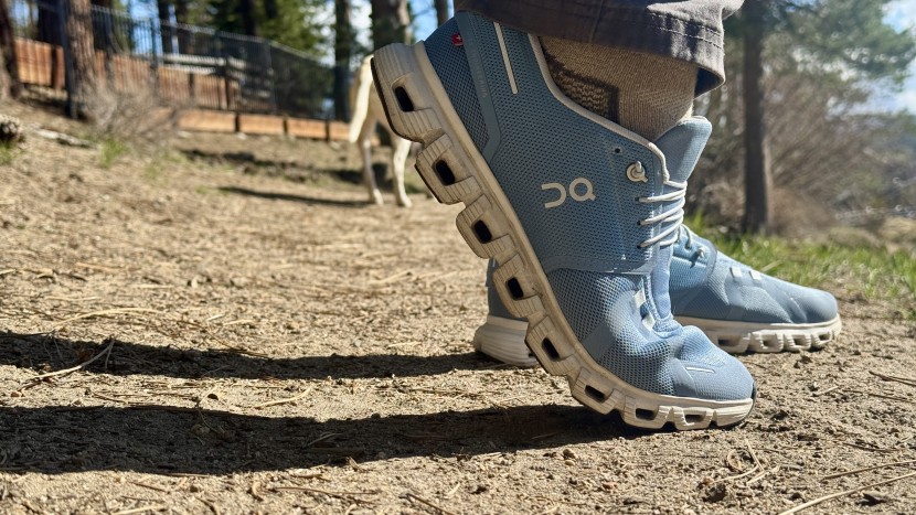 on cloud 6 - there is a comfortable amount of flex in the toes and solid support...