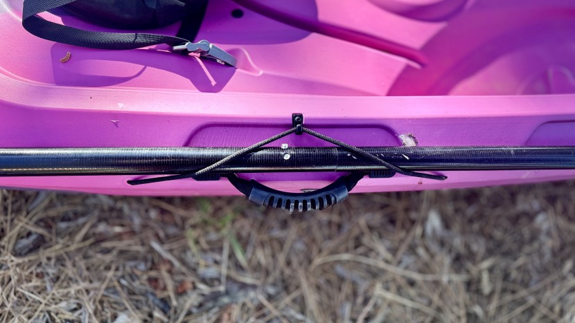quest passage 100 - the handy paddle keeper on the right-hand side of the kayak is...