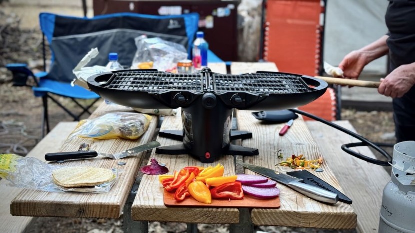nomadiq - the nomadiq propane grill highlights portability thanks to a...