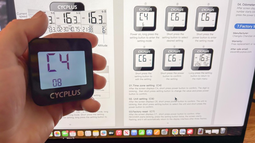 bike computer - we paid close attention to the amount of time required to adjust...