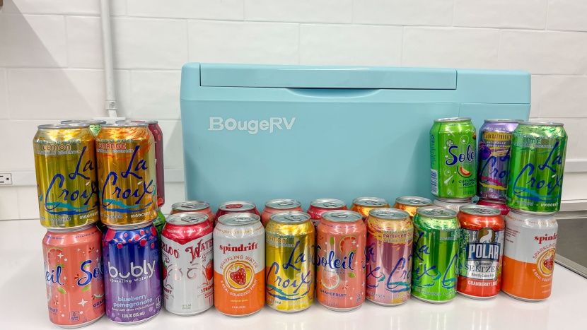 we used 12 ounce cans to measure the actual internal volume of every...