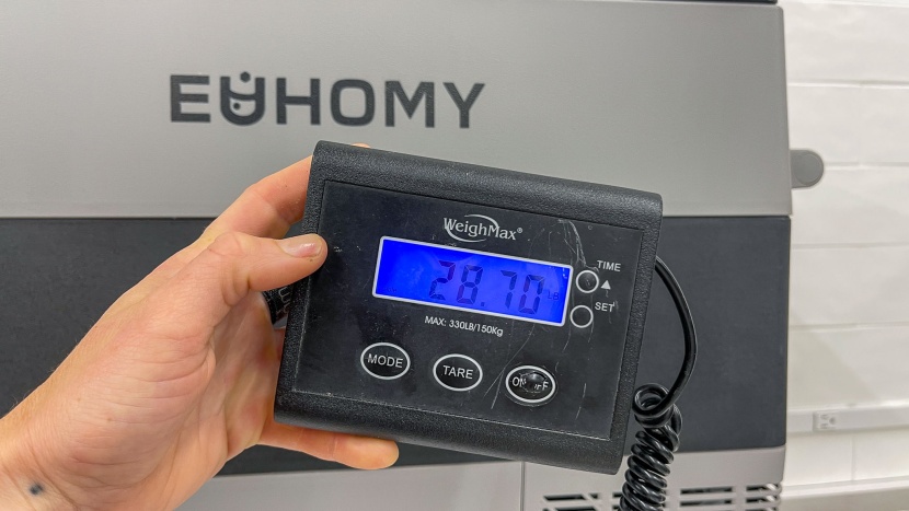 powered cooler - the euhomy 59 quart weighs only 28 pounds when empty, but it will be...