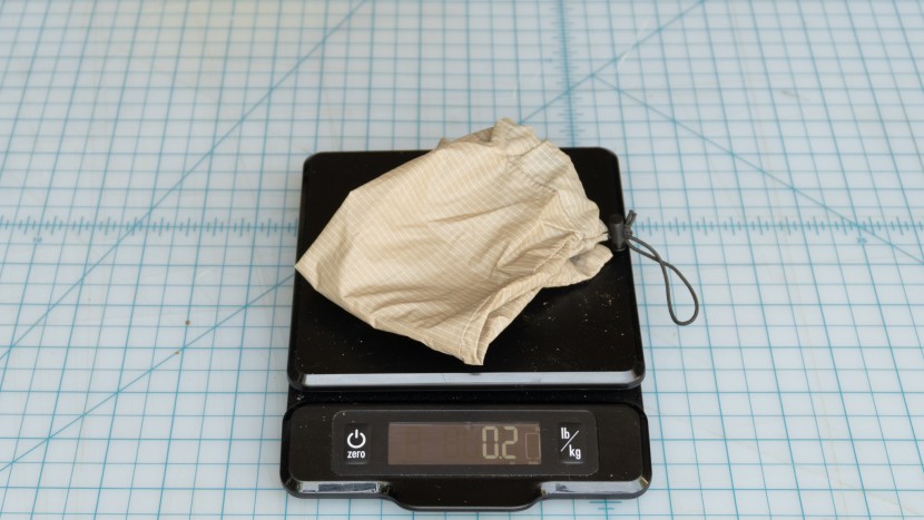 the stake bag is all of 0.2oz.