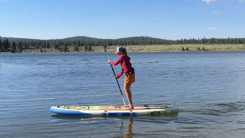 bote hd aero - we loved how fast this board moved despite its size.