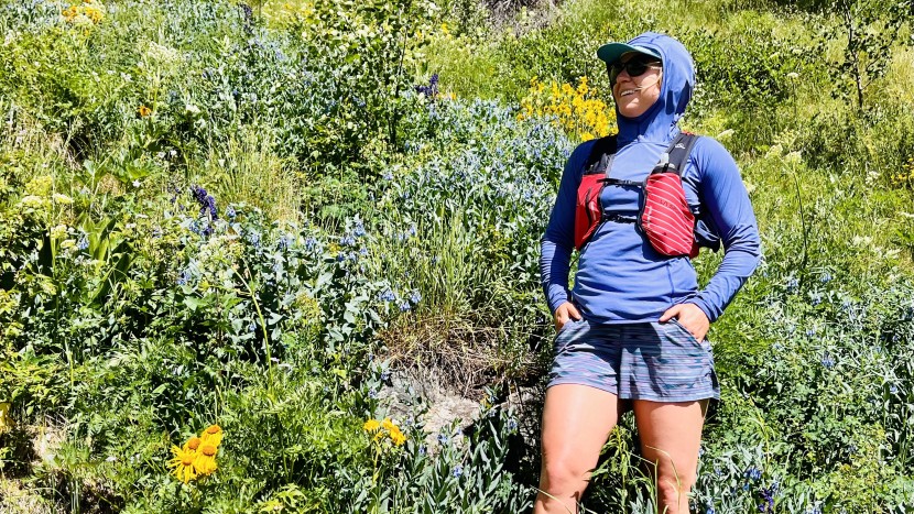 outdoor research echo hoodie for women - the high neck of the echo helps the hood stay in place more...