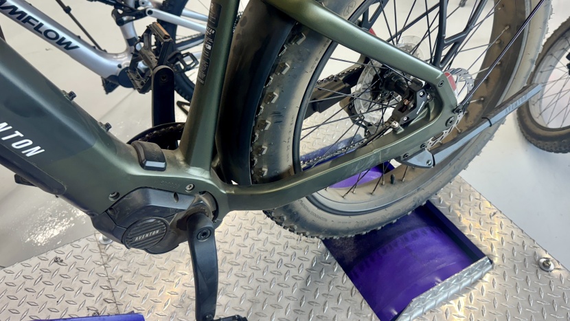 aventon aventure m - the mid-drive motor on the aventure m generates plenty of torque but...