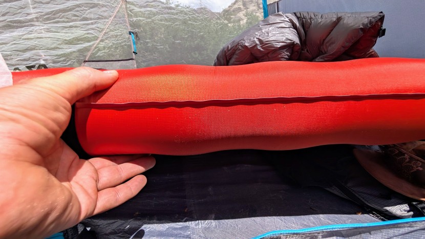 big agnes rapide sl insulated - the thick, vertical baffles feel dreamy no matter what position you...