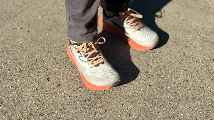 altra experience flow - the wide toe box allowed my toes to splay out as i walked.