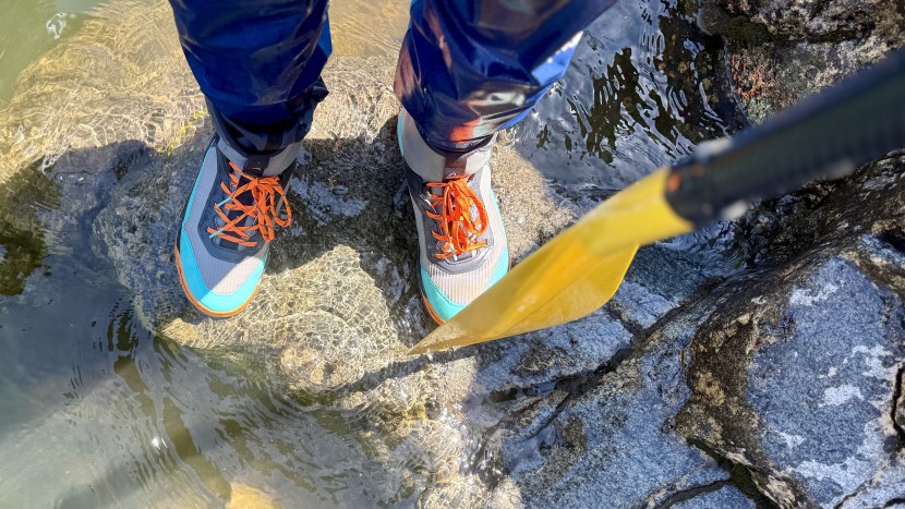 palm gradient 3.0 boots - these vibram soles stick well to wet rocks.