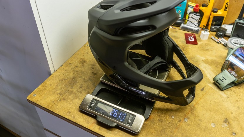 downhill helmet - when considering it's impact scores, the low weight of the gambit is...