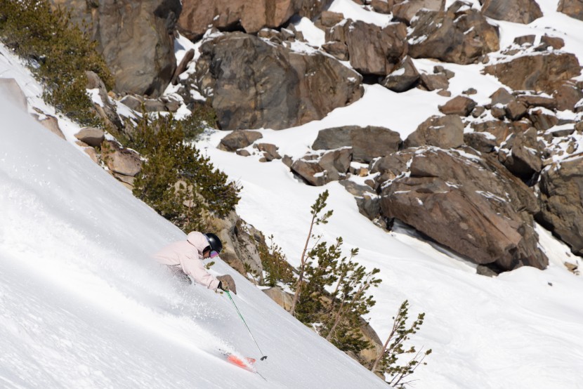 blizzard rustler 9 - even when we turned up the slope angle, this ski continued to...