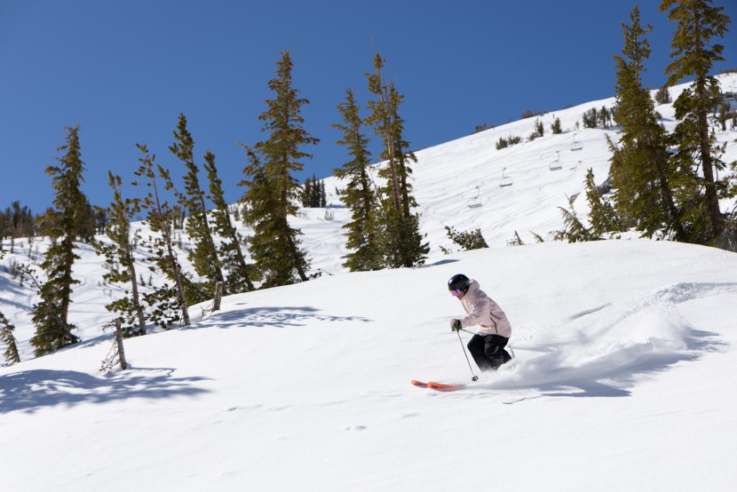 all mountain skis men - who's to say that a sub-100 mm ski can't float? the rustler 9 out on...