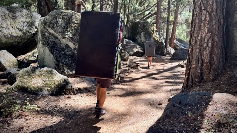 bouldering crash pad - our team had a blast evaluating crash pads in the eastern sierra and...