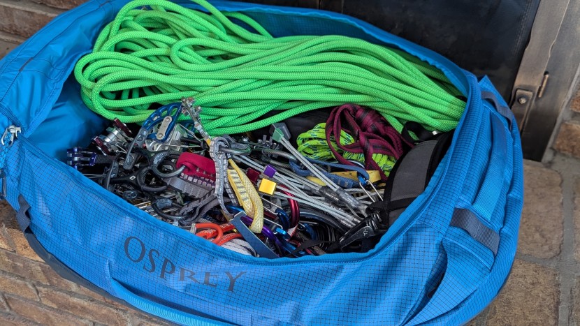 duffel bag - the lighter base weight on the transporter is important, because you...