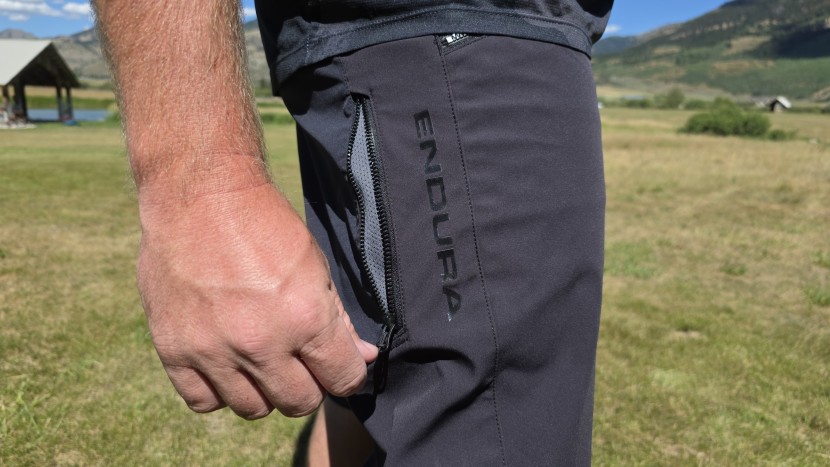 the endura mt500 spray shorts include several useful features like...