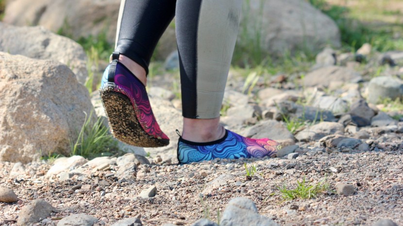 water shoes womens - these shoes are not our favorite for walking on rocky trails.