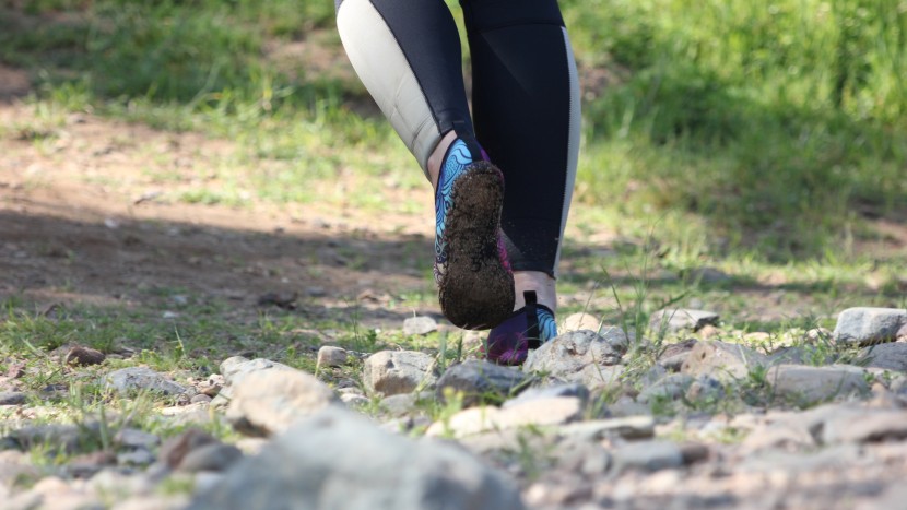 athmile water shoes - the grip of these shoes did not perform well in muddy or sandy...