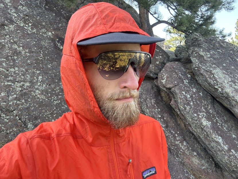 running jacket - we love the patagonia houdini because it's durable, breathable, wind...
