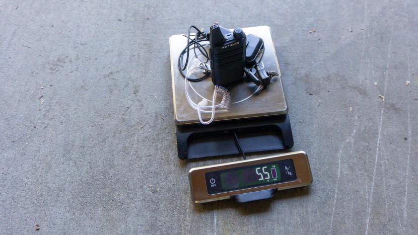 walkie talkies - the retevis rt22 itself only weighs 3.7 ounces, though its...