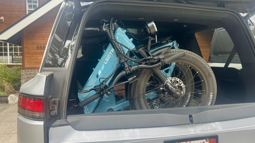 lectric xp4 750 - no bike rack, no problem. a logistical consideration is how you'll...