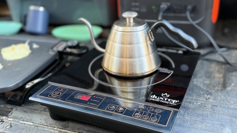 jackery explorer 2000 v2 - we found it easy to use the jackery for cooking, boiling water, led...