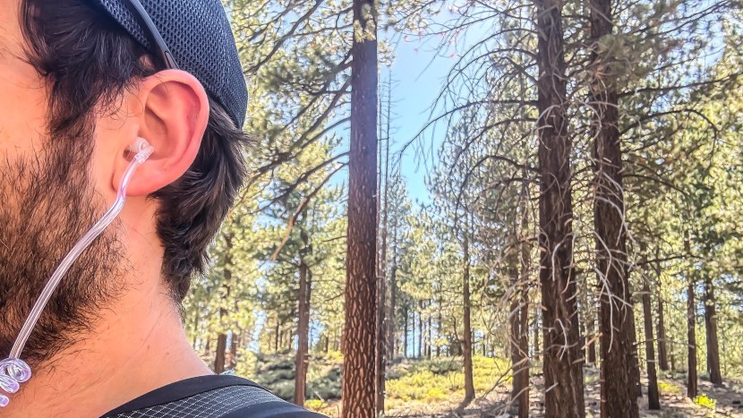 walkie talkies - the retevis rt22 includes a handy earphone/microphone accessory for...