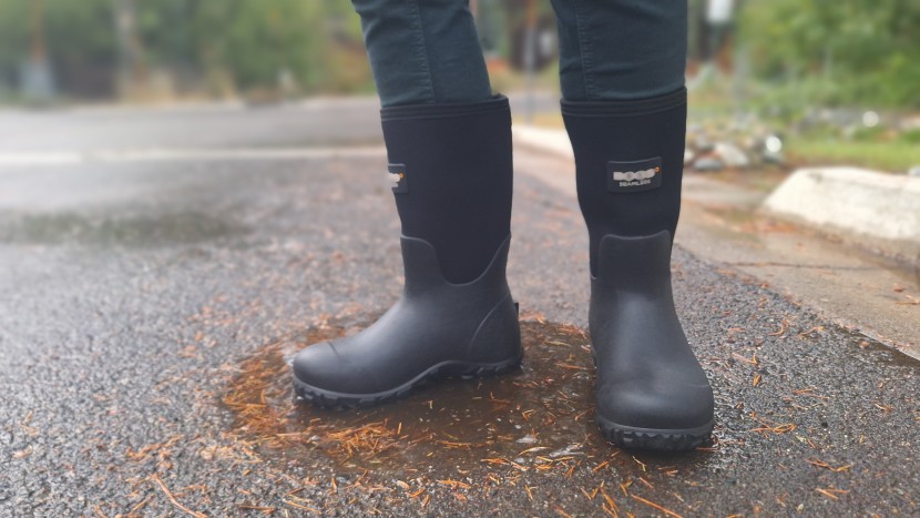 bogs workman - the bogs workman weren't even phased by this pitiful puddle.