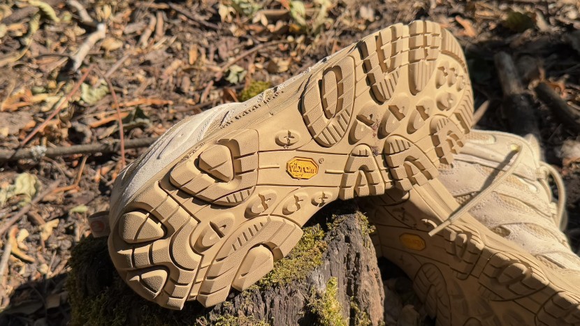we're fans of the vibram tc5+ outsole, which was stellar on all dry...