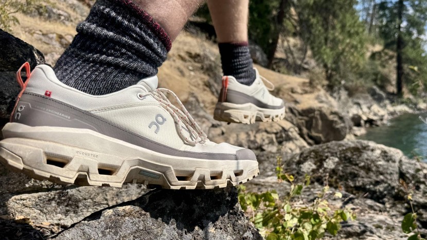 hiking shoes men - when stepping from rock to rock, well-made uppers let your feet flex...