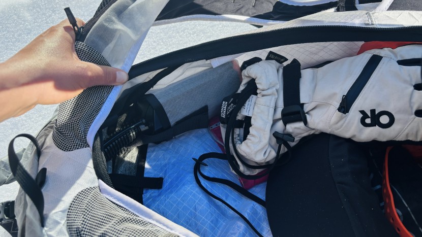 avalanche airbag - the sbx unit in the sb 30l is even smaller than the litric fan unit...