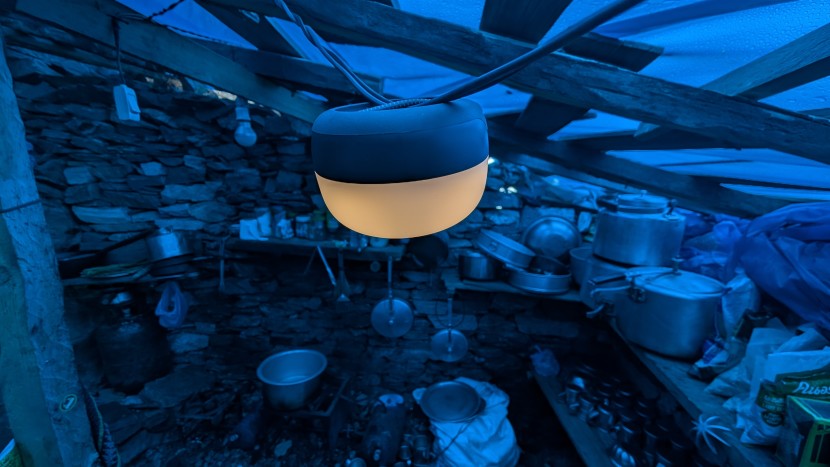 lantern - using the moji r+'s low setting to bring a little light to the...