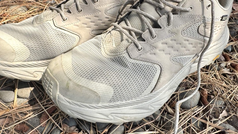 hoka anacapa 2 low gtx - there is a lot of durability packed into this photo: we start with a...