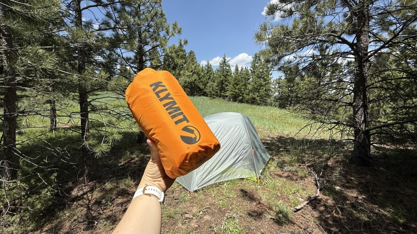 klymit static v lite insulated - at 19.8 ounces, this certainly isn't a true "ultralight" sleeping pad.