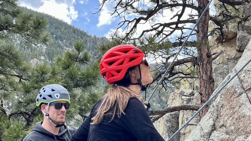 climbing helmet - most of the bd vapor's construction is vents, offering a...