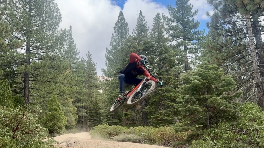 electric mountain bike - the levo isn't reluctant to get airborne, but its weight feels like...