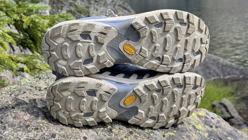 merrell moab speed 2 mid gtx - it may be hard to see in this photo, but the perimeter lugs are more...