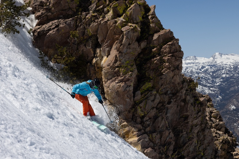 blackcrows atris birdie - unsurprisingly, the wide waist and large rockered tips help this ski...