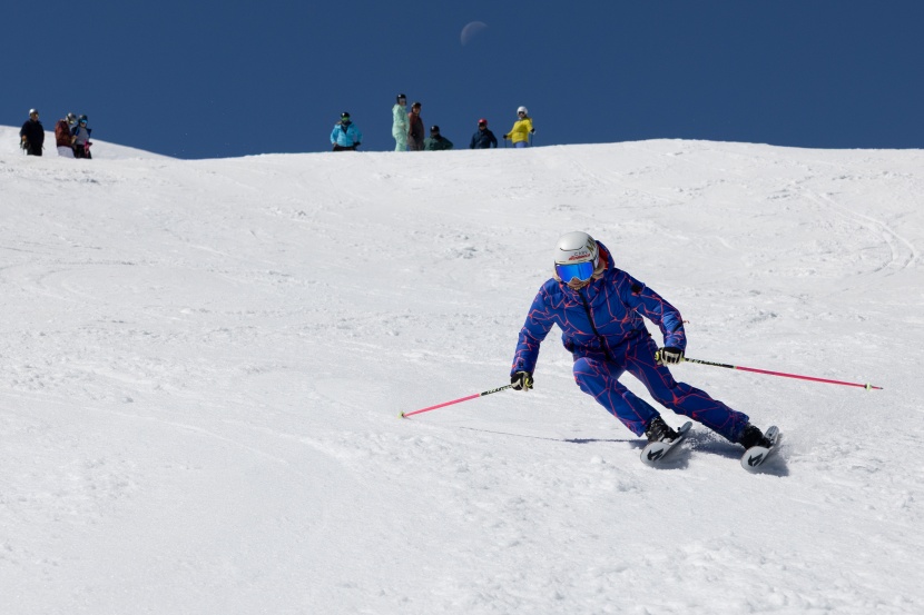 nordica santa ana 97 - this ski is equally at home arcing turns as it is smearing a turn...