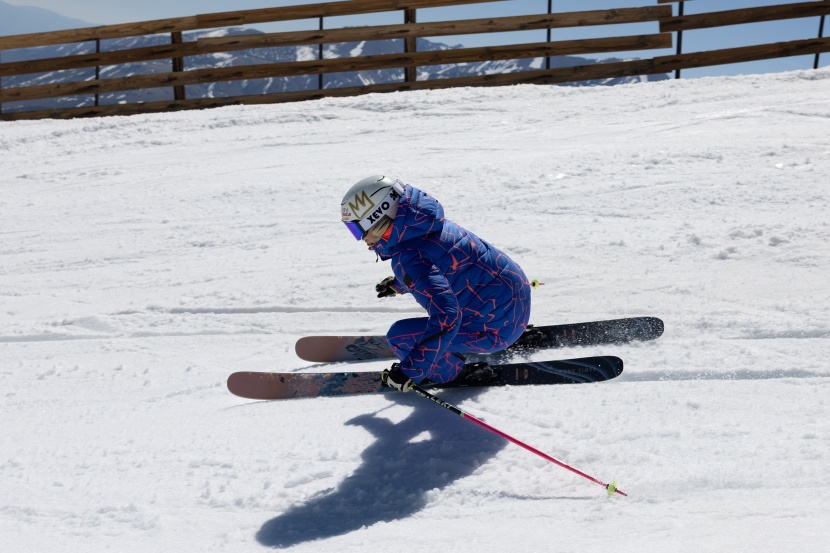 from early groomer laps to full powder days, our team skis together...